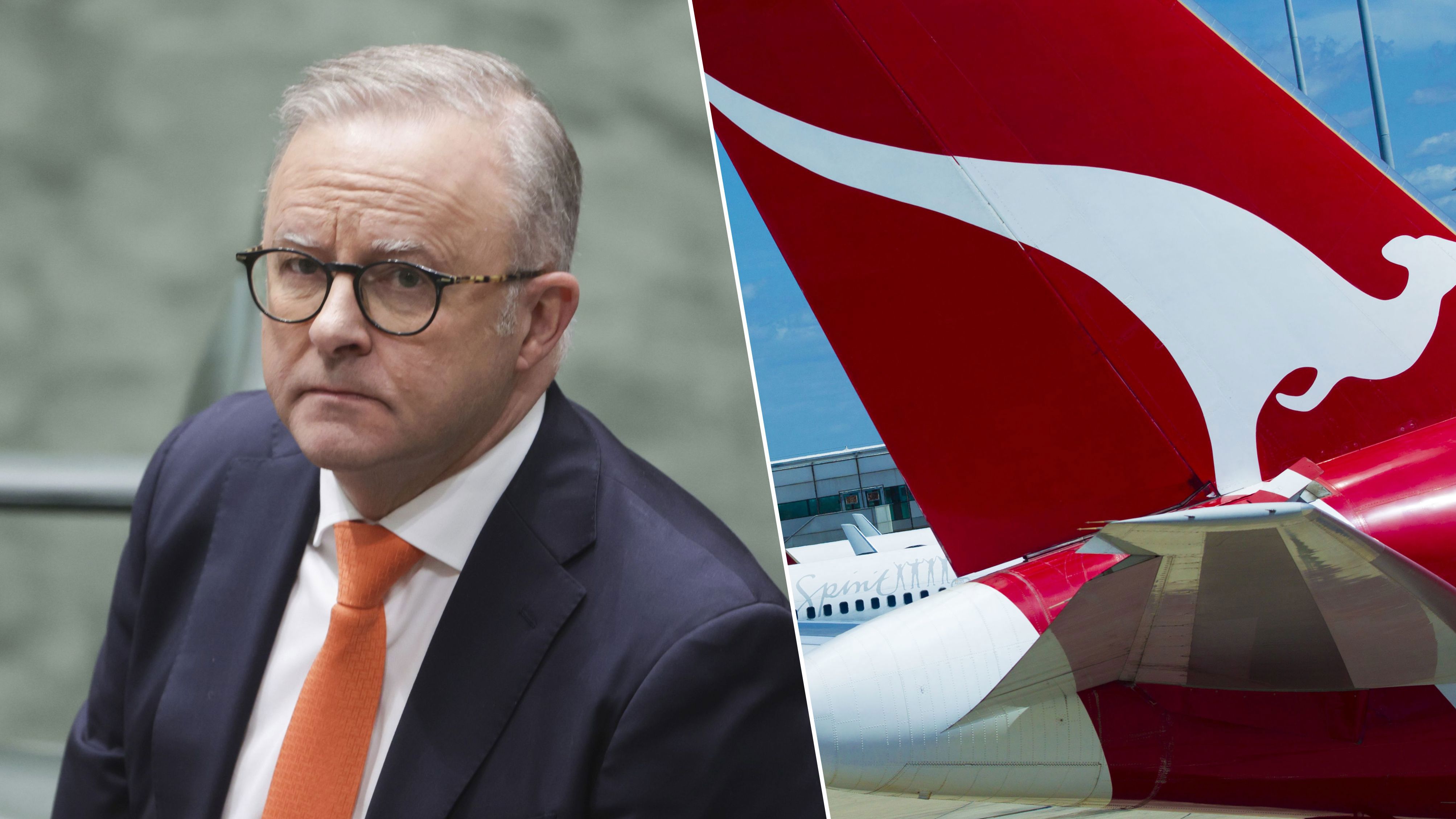 Anthony Albanese Qantas upgrades