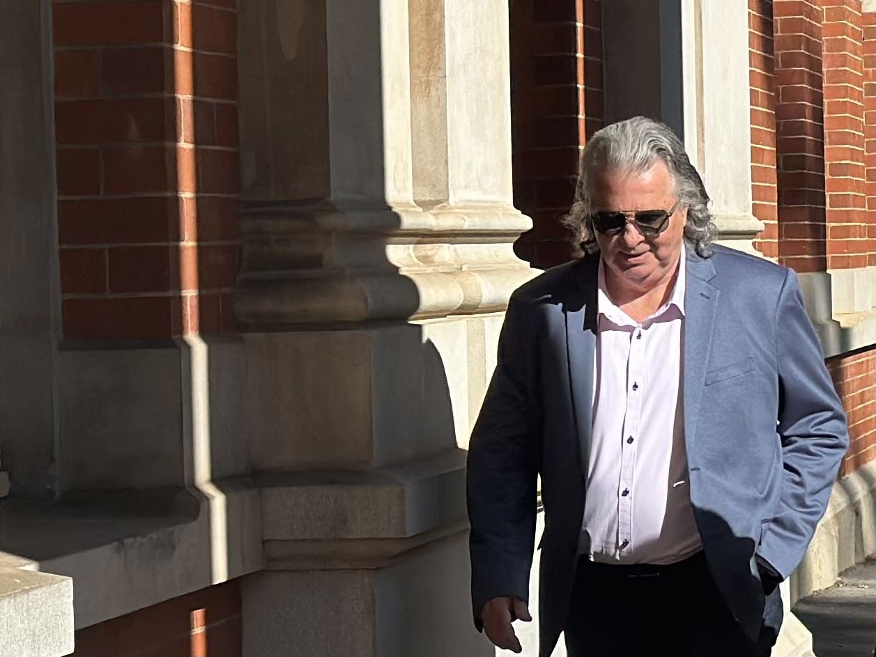 Chris Marco outside the WA Supreme Court.
