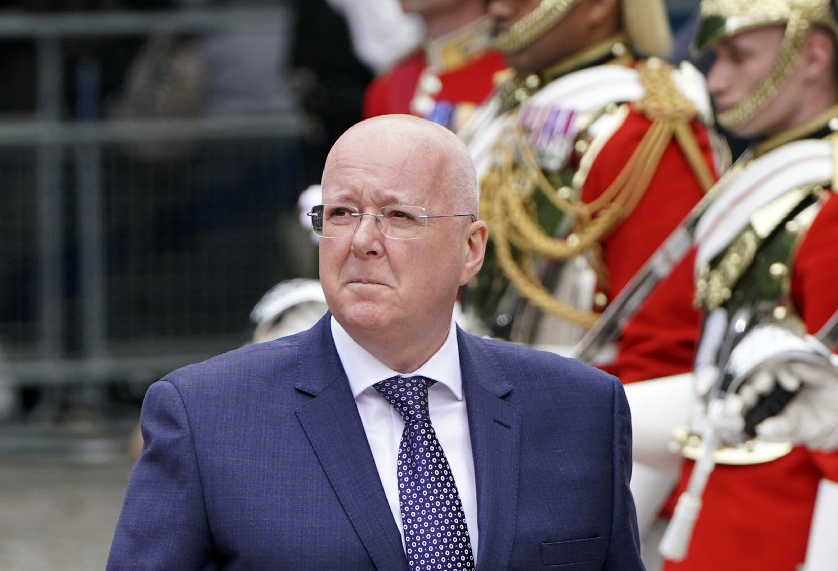 Peter Murrell arrives for service of thanksgiving for the reign of Queen Elizabeth II at St Paul's Cathedral in London on June 3, 2022 on the second of four days of celebrations to mark the Platinum Jubilee