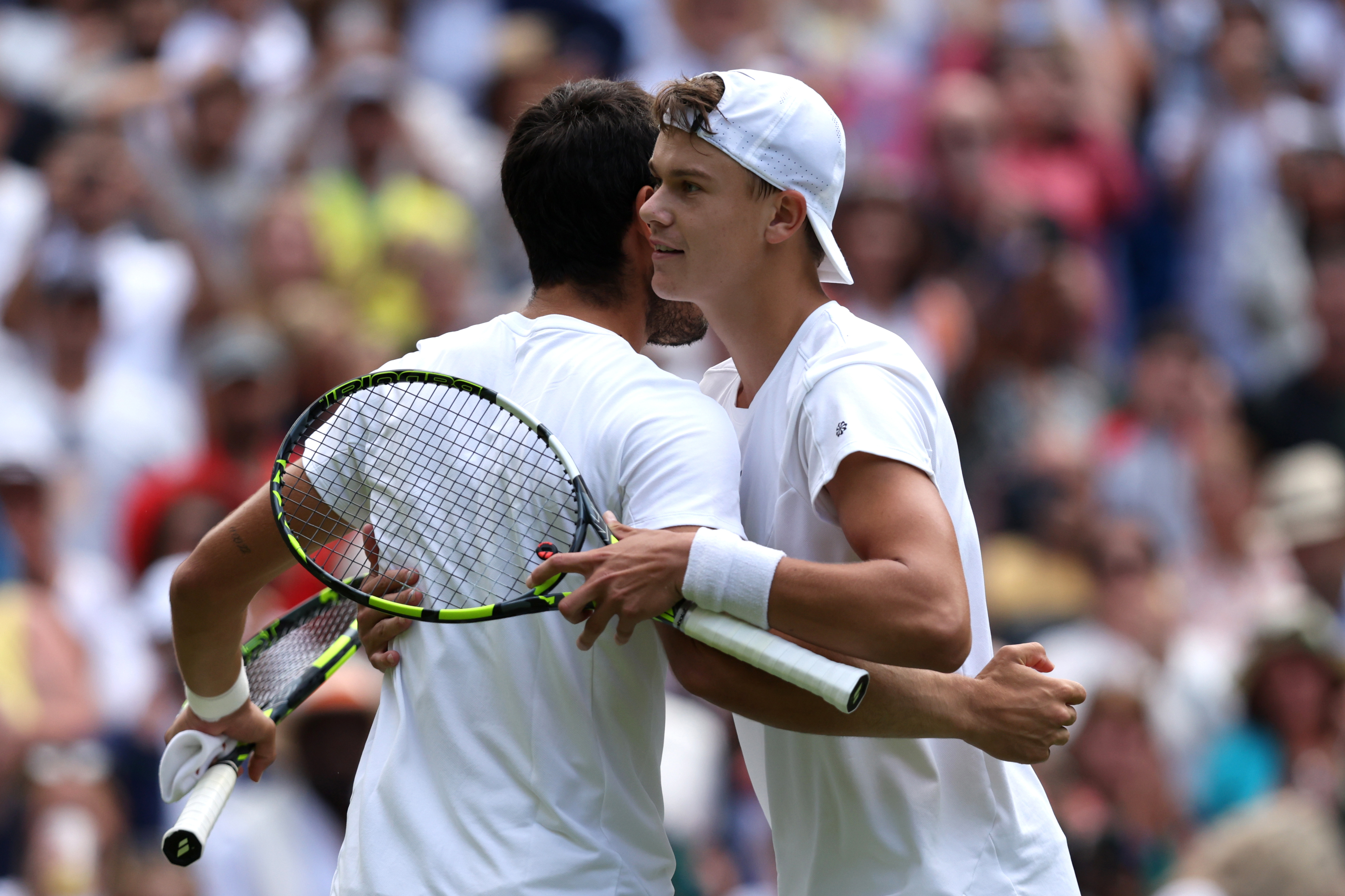 Tennis Stars Carlos Alcaraz & Holger Rune Play With 'Impossible