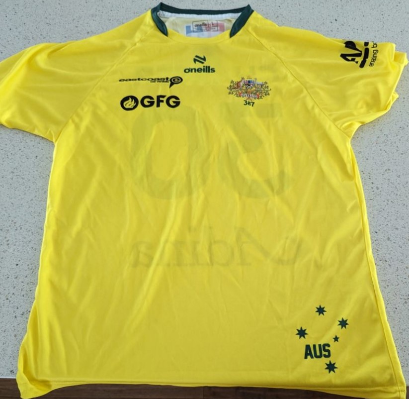 The new Kookaburras jersey.