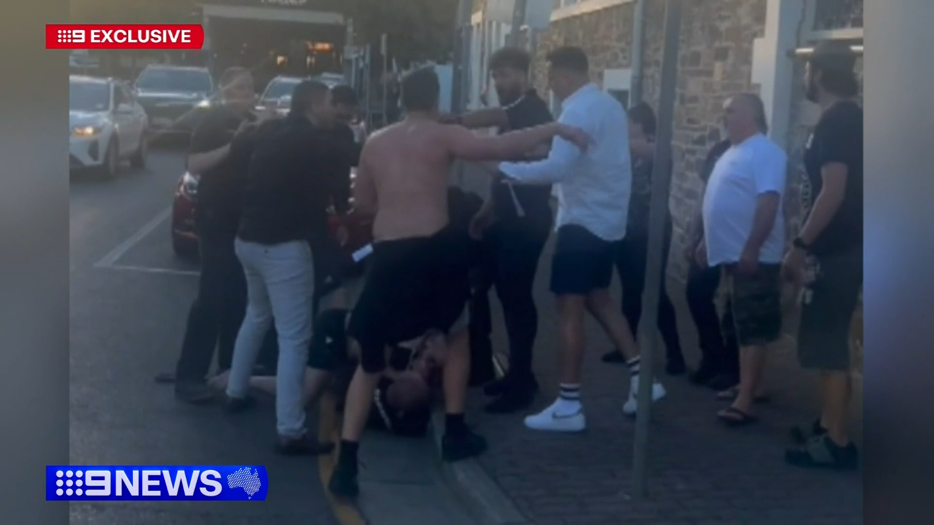 Three charged after brutal Brawl at Adelaide beach