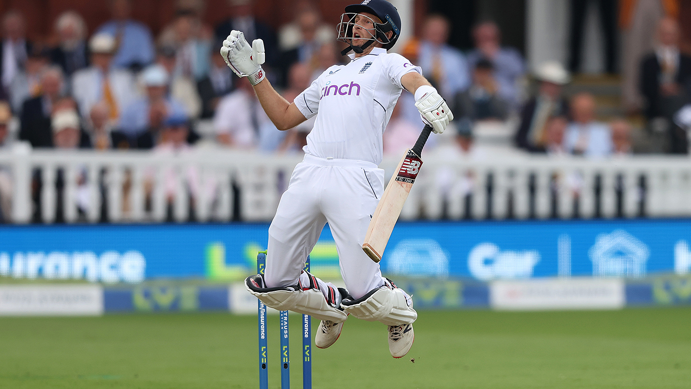 Joe Root avoids a bouncer on day one of the first Test against South Africa at Lord's.