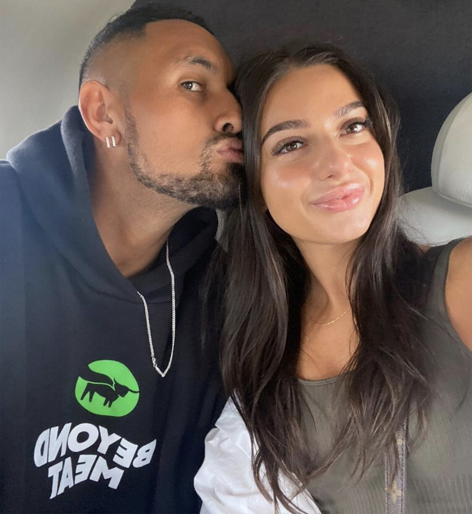 Nick Kyrgios credits girlfriend Costeen Hatzi for helping him reform both on and off the tennis court