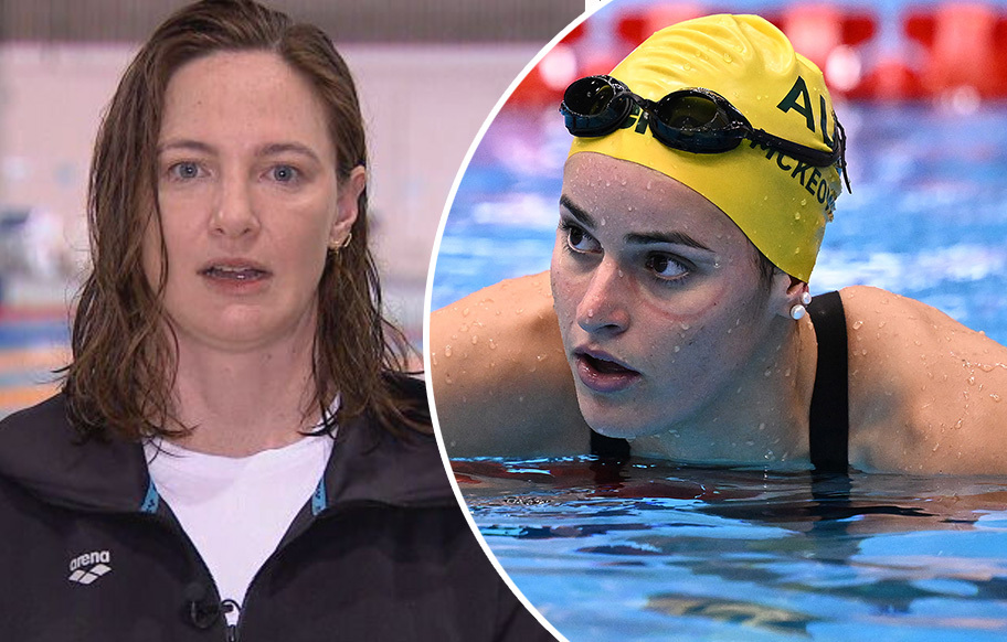 Cate Campbell and Kaylee McKeown are not on the same page.