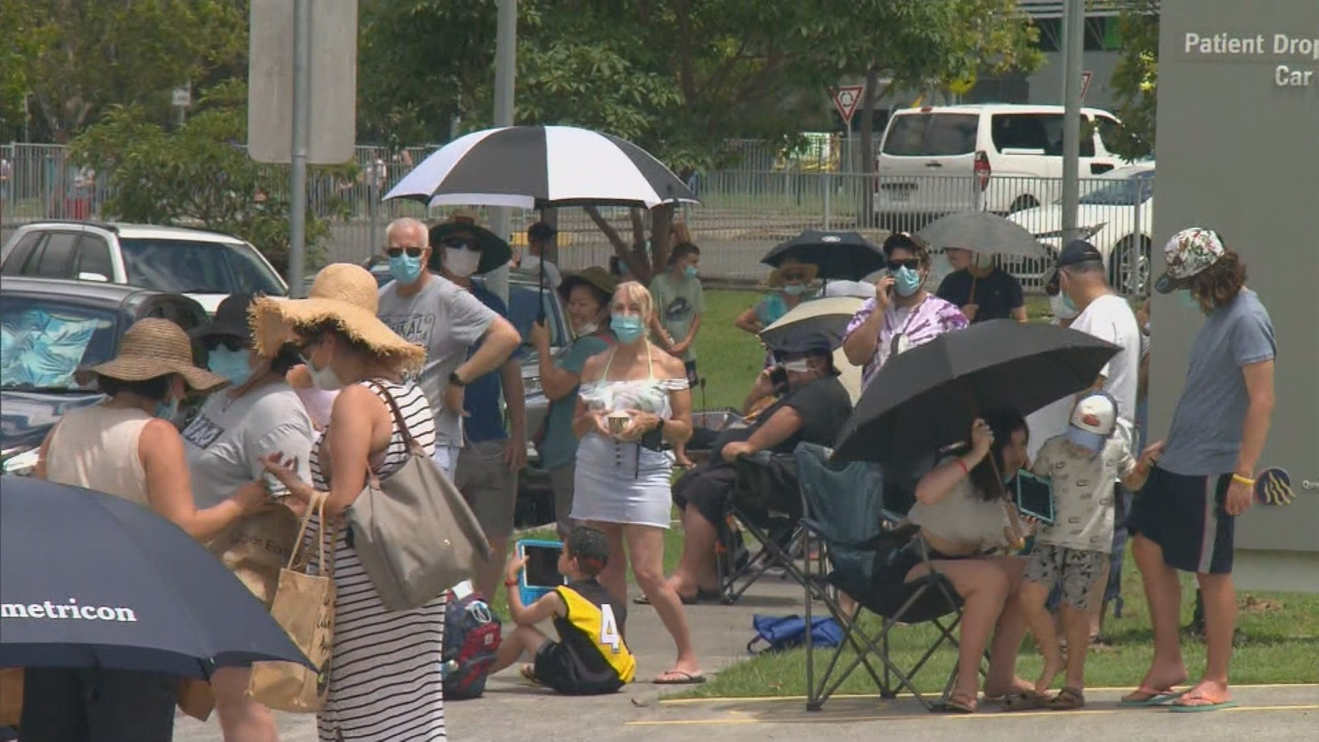 People waited for up to four hours at some clinics in Brisbane and on the Gold Coast.