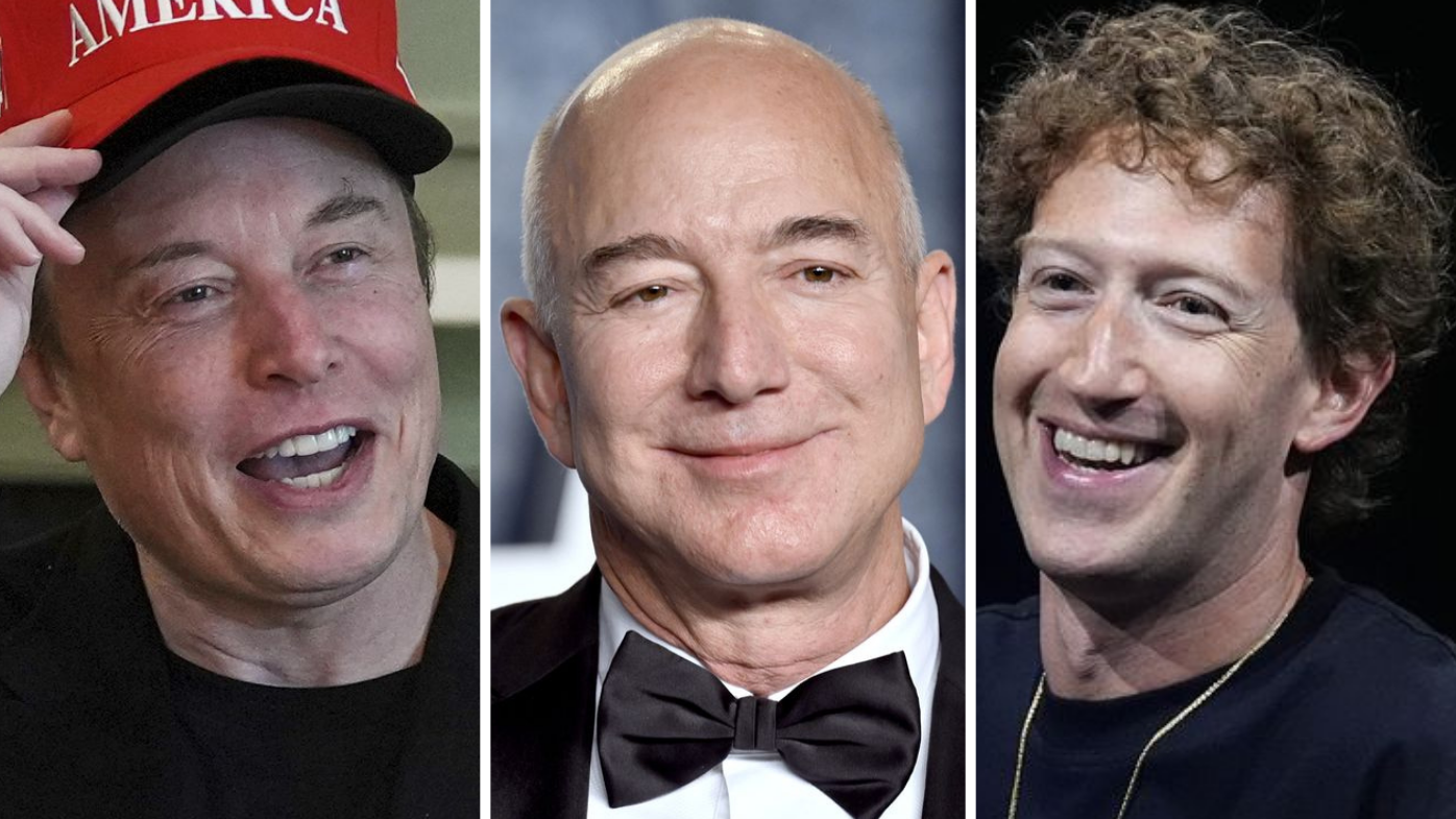 America's 10 richest people made $1 billion a day last year