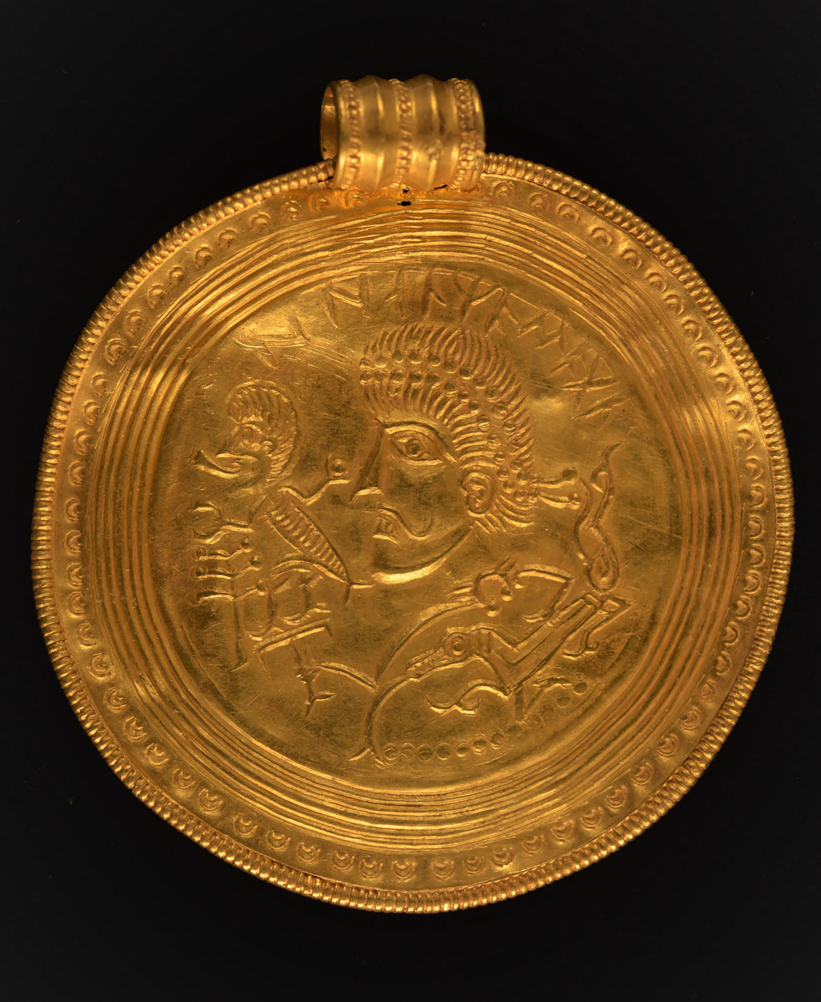 Some of the medallions are as large as saucers.