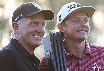 Greg Norman and Cam Smith at LIV Golf event (Getty)