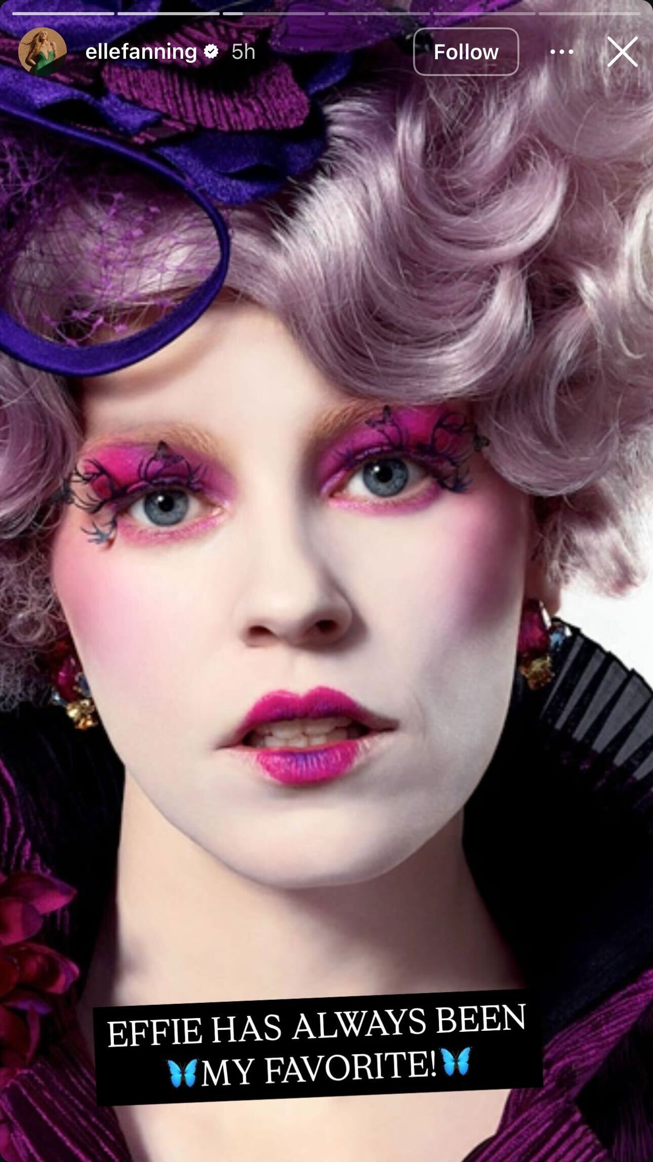 Elle Fanning celebrates Hunger Games casting announcement