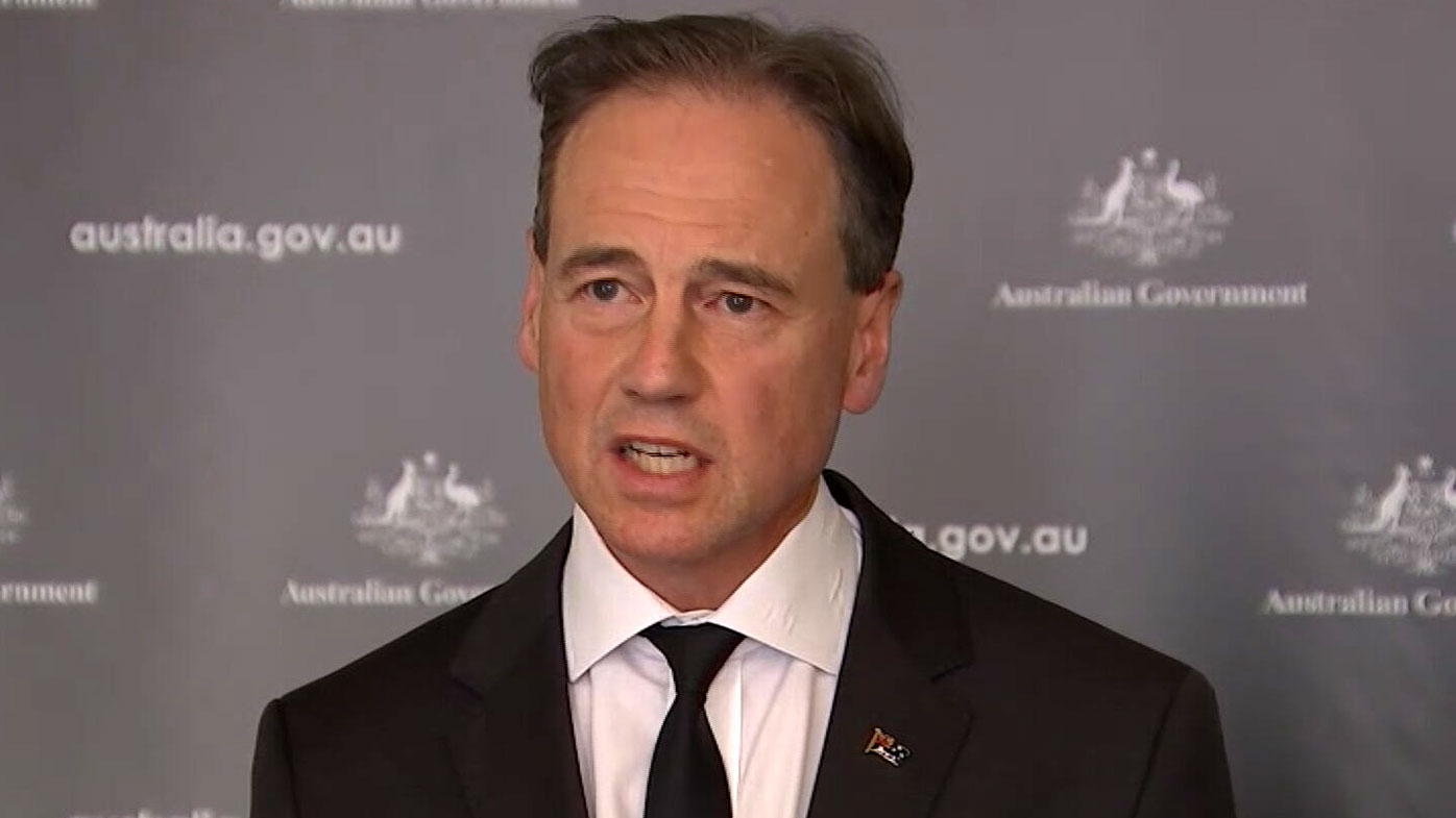 Health Minister Greg Hunt.