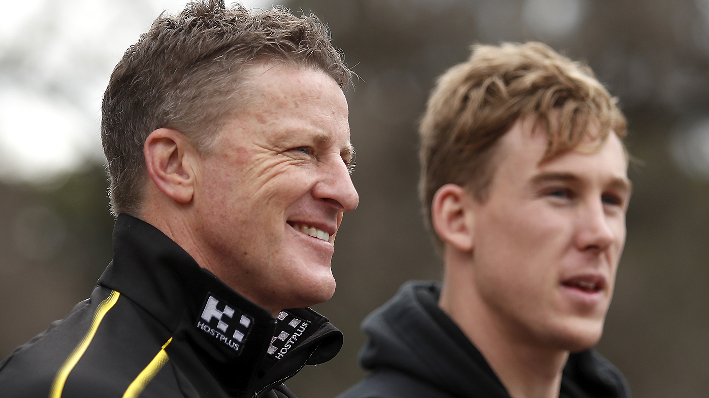 Damien Hardwick and Tom Lynch