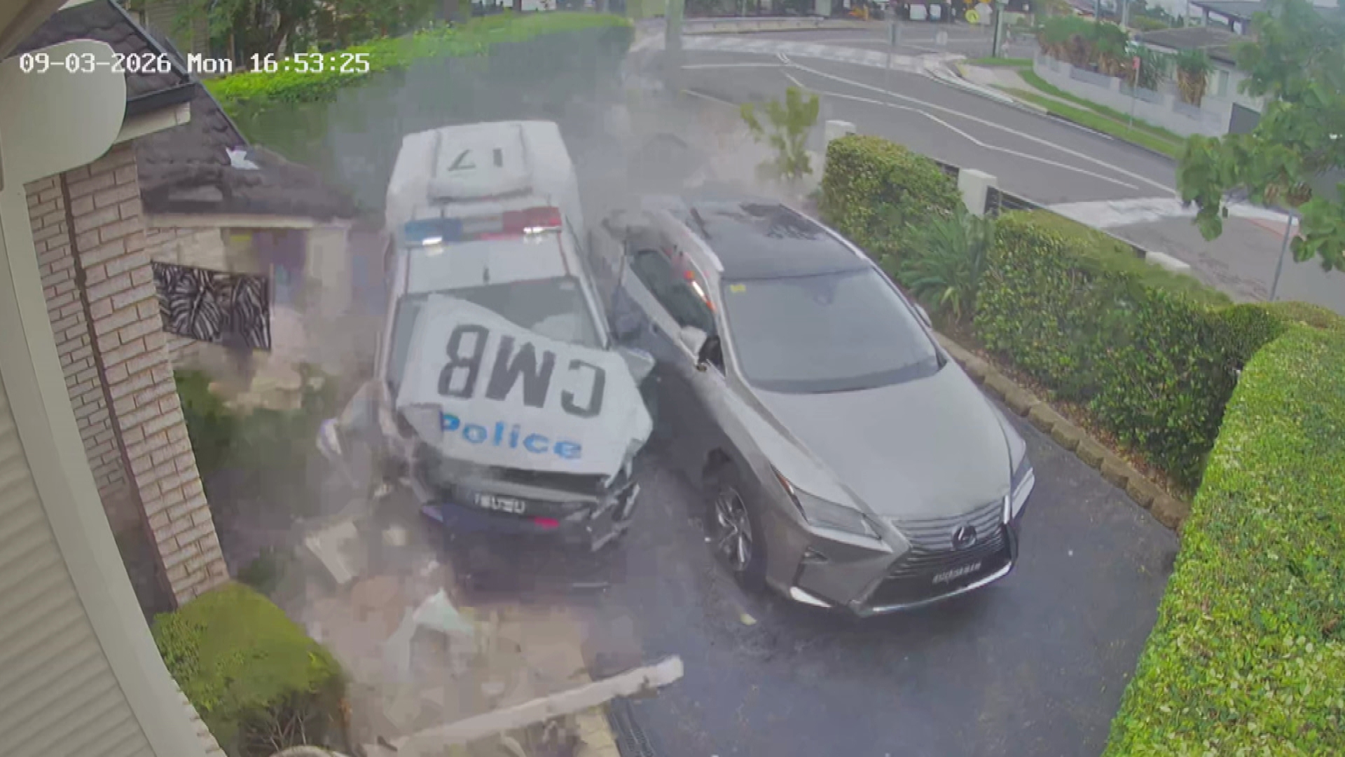Nobody was injured following the crash.