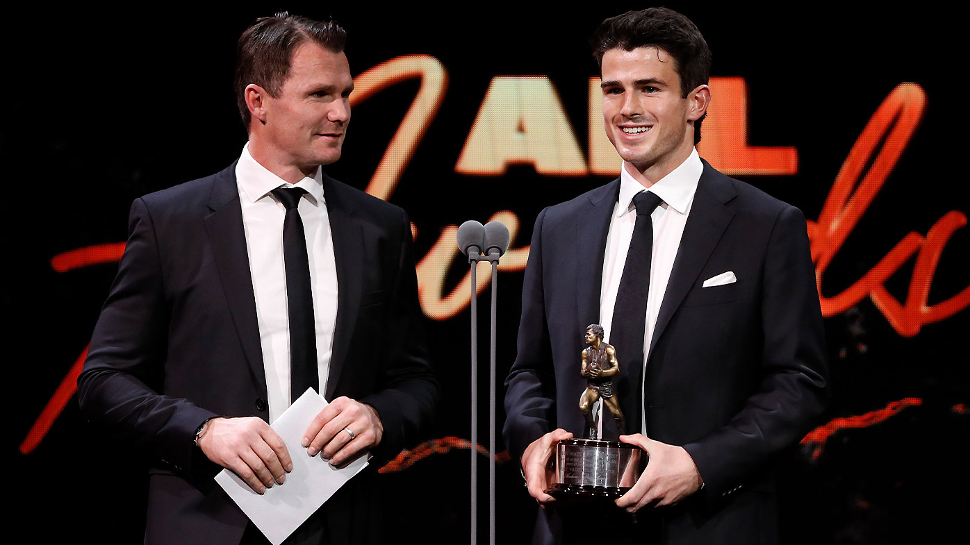 Fremantle star Andrew Brayshaw was named the AFLPA MVP