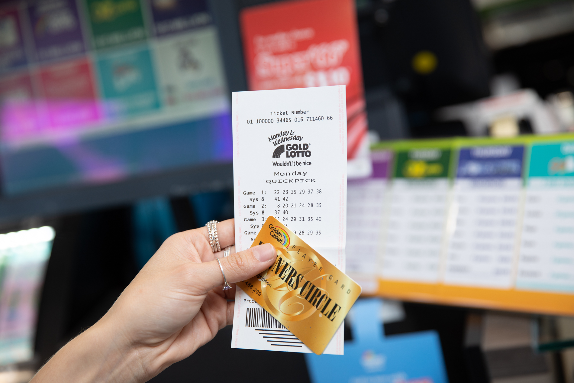 Cost of gold clearance lotto tickets