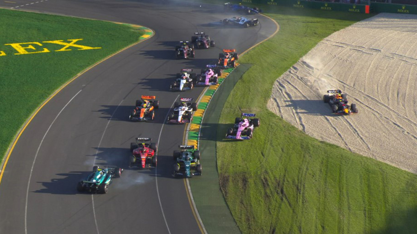 F1 Australian Grand Prix 2023 Max Verstappen wins chaotic race