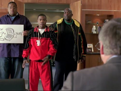 Alec Baldwin, Kevin Dotcom Brown, Tracy Morgan, and Grizz Chapman in 30 Rock (2006)