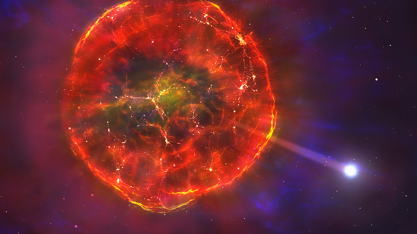 A supernova explodes, with dire consequences for its retinue of planets.