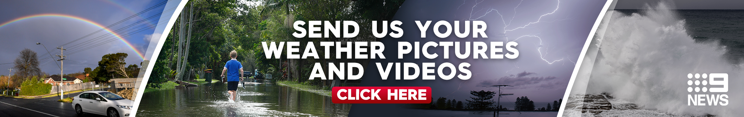 Weather photos call out banner