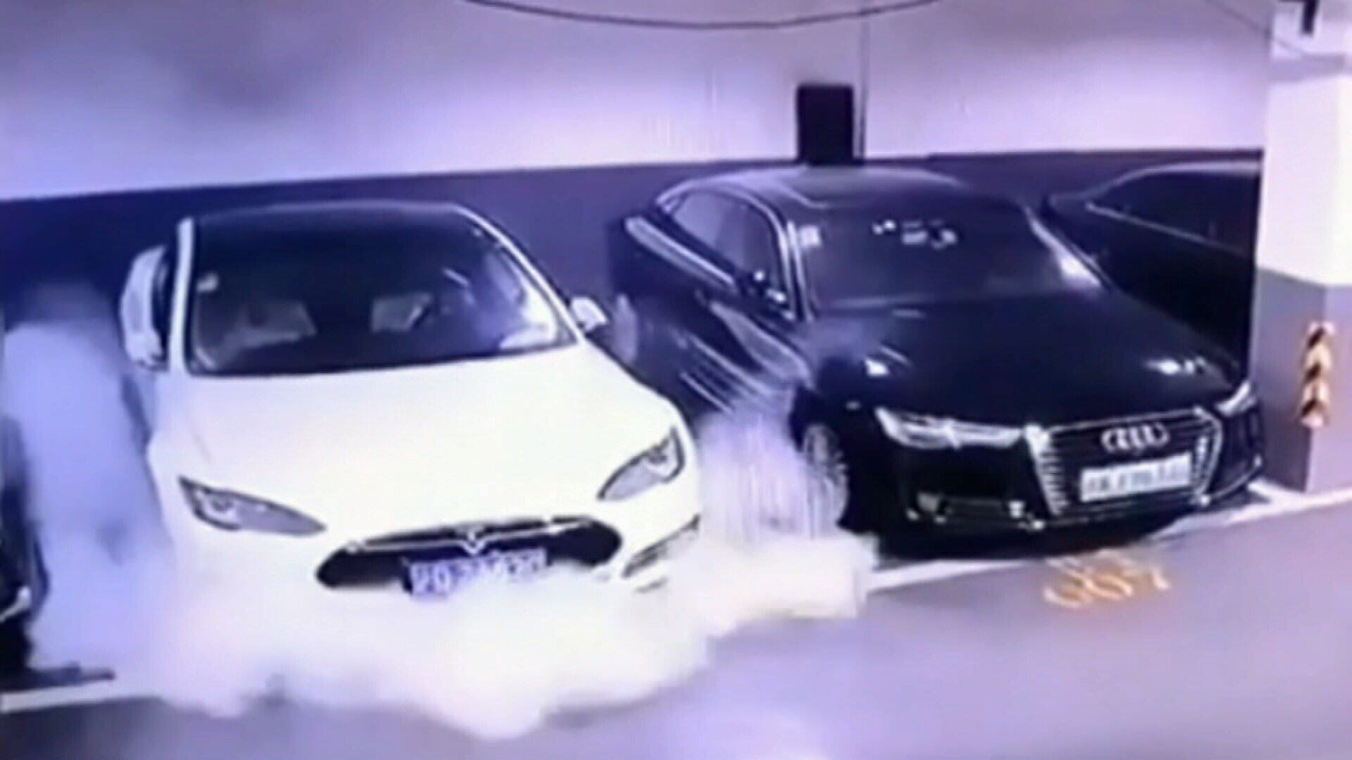 News Tesla Model S Sedan Appears To Explode In An Instant