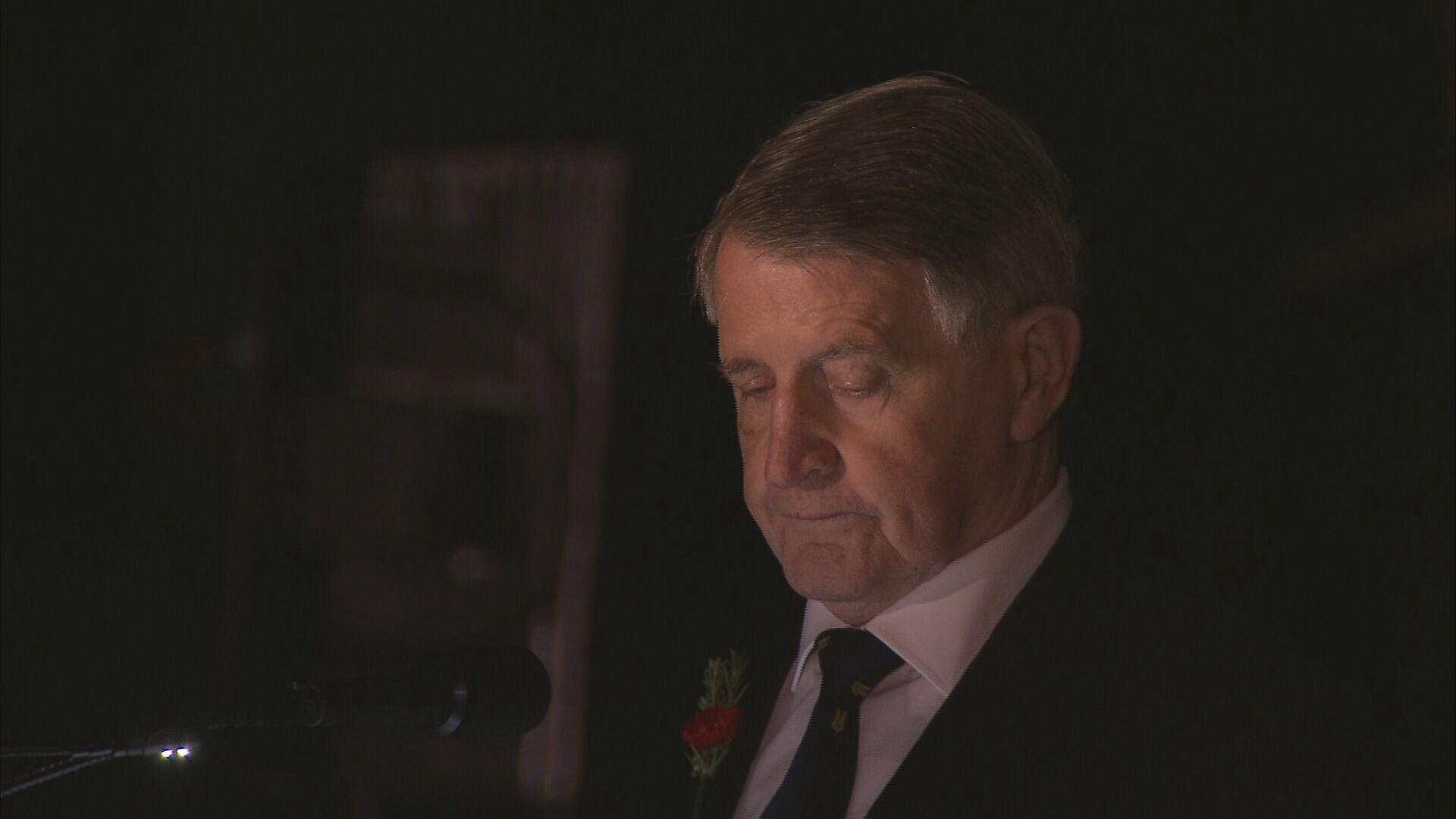 Michael Ruffin delivered the ANZAC Day address at the dawn service in Canberra.