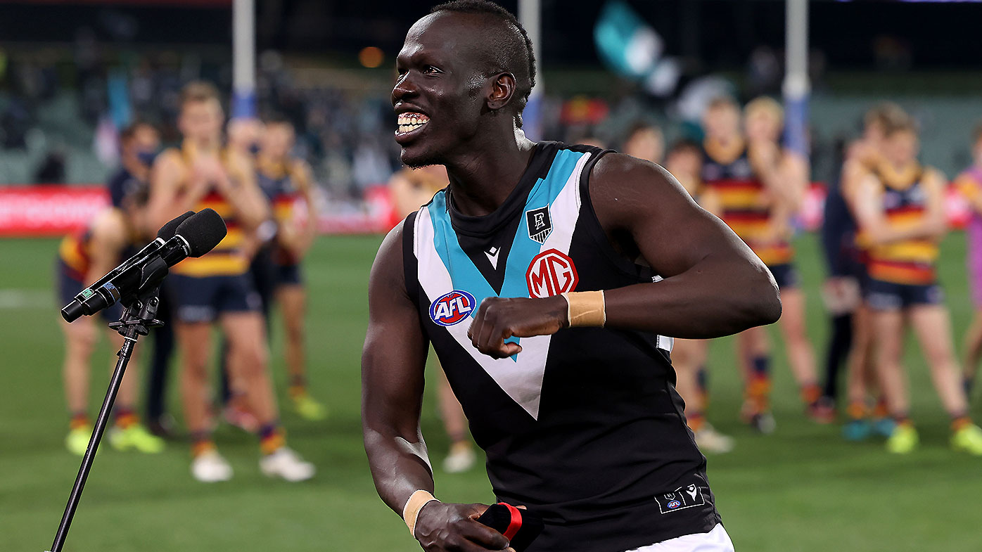 Afl Port Adelaide S Aliir Aliir The Latest Afl Star To Be Subjected To Abhorrent Racist Attack Online