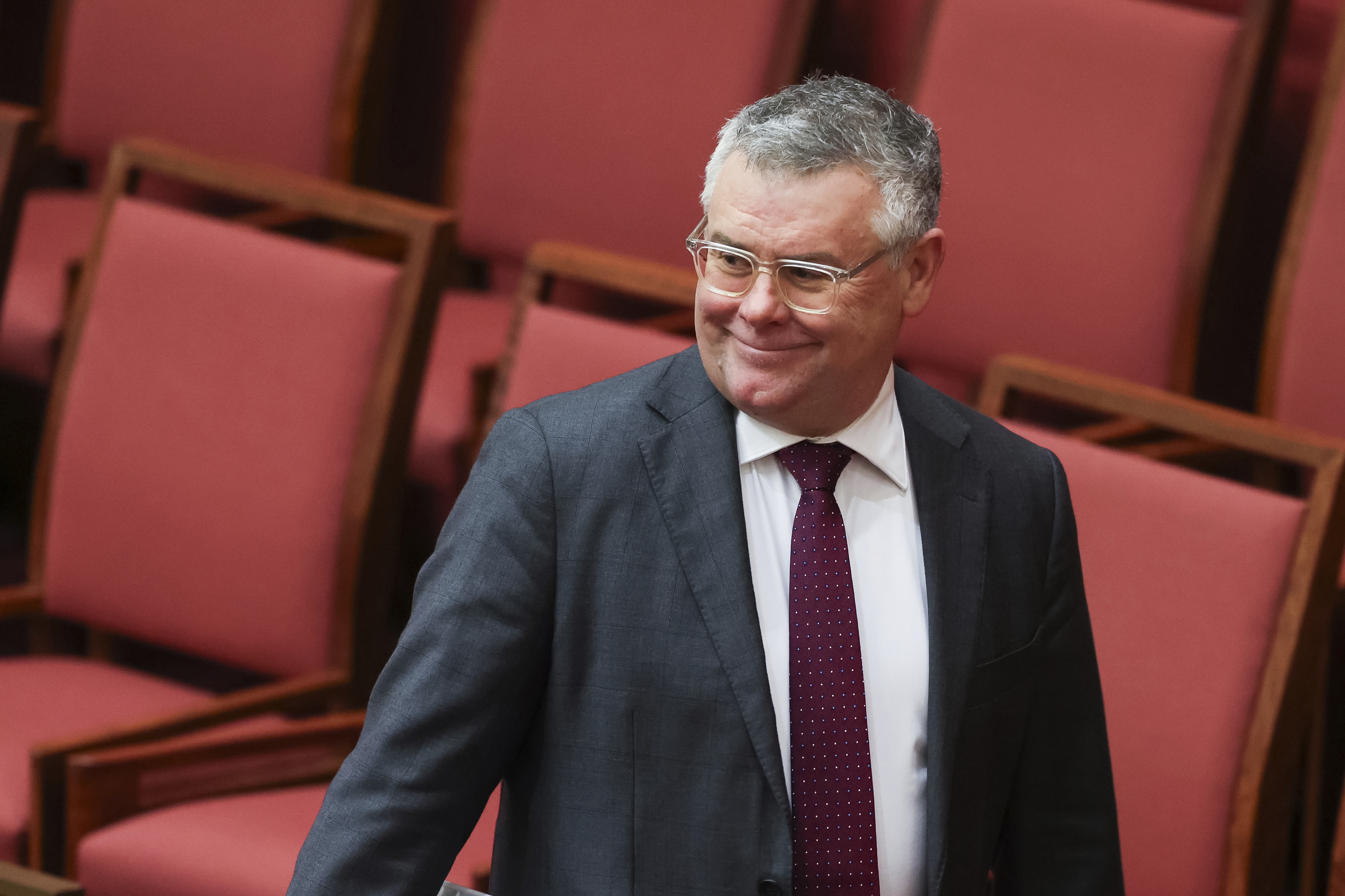 Minister for the Environment and Water Murray Watt arrives for Question Time