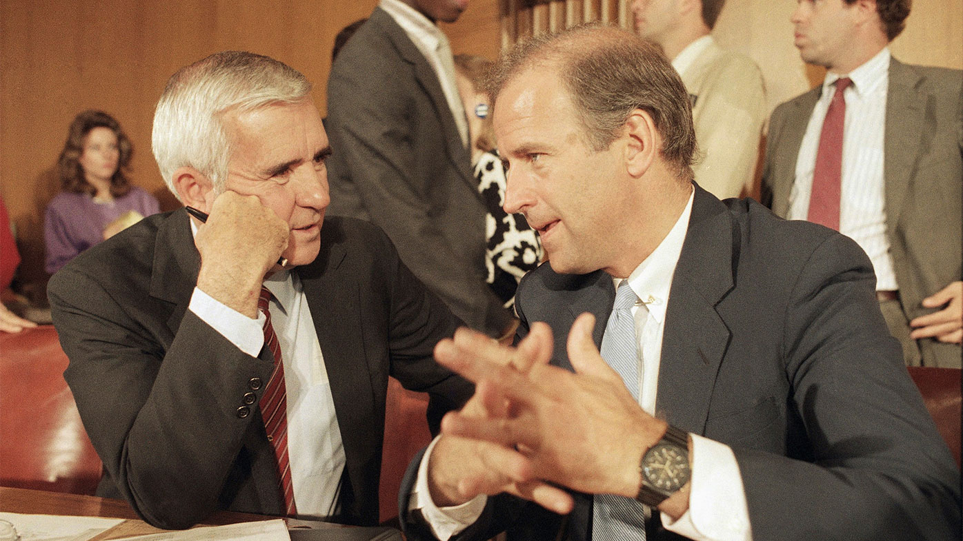 Joe Biden served as chairman of the Senate Judiciary Committee during the 1980s and 1990s.