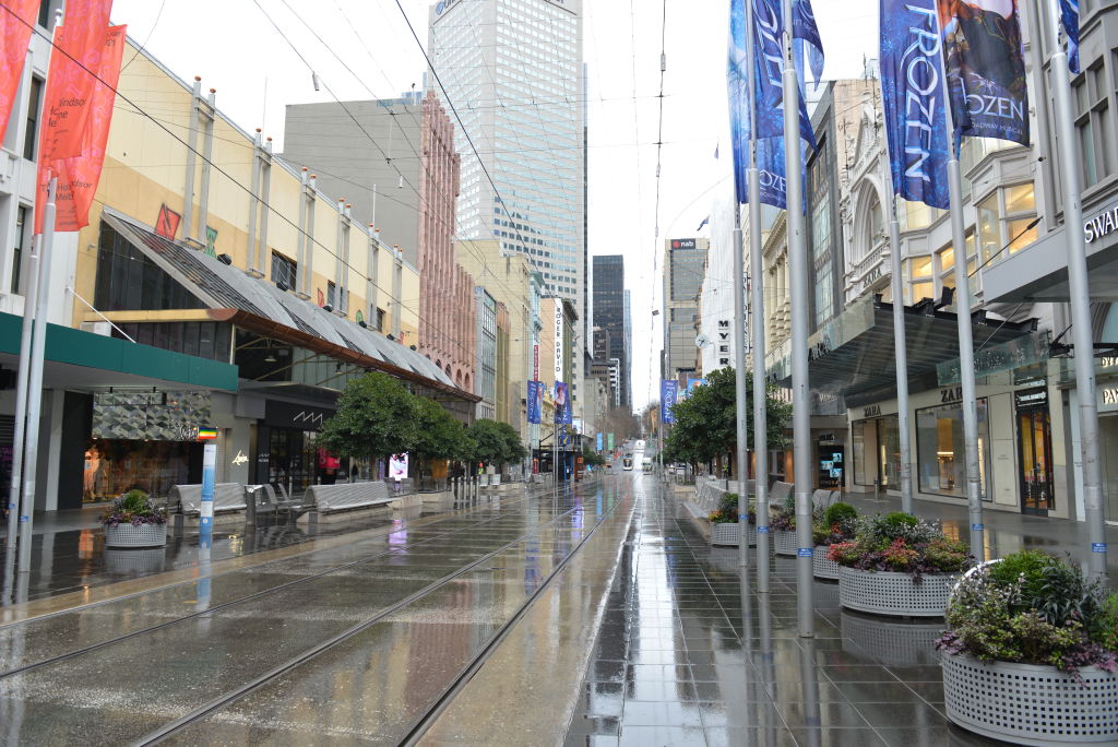 MELBOURNE, AUSTRIA - JULY 20: A general view of the nearly empty city as the authorities announced to prolong COVID-19 lockdown for one more week in Melbourne, Austria on July 20, 2021. (Photo by Recep Sakar/Anadolu Agency via Getty Images)
