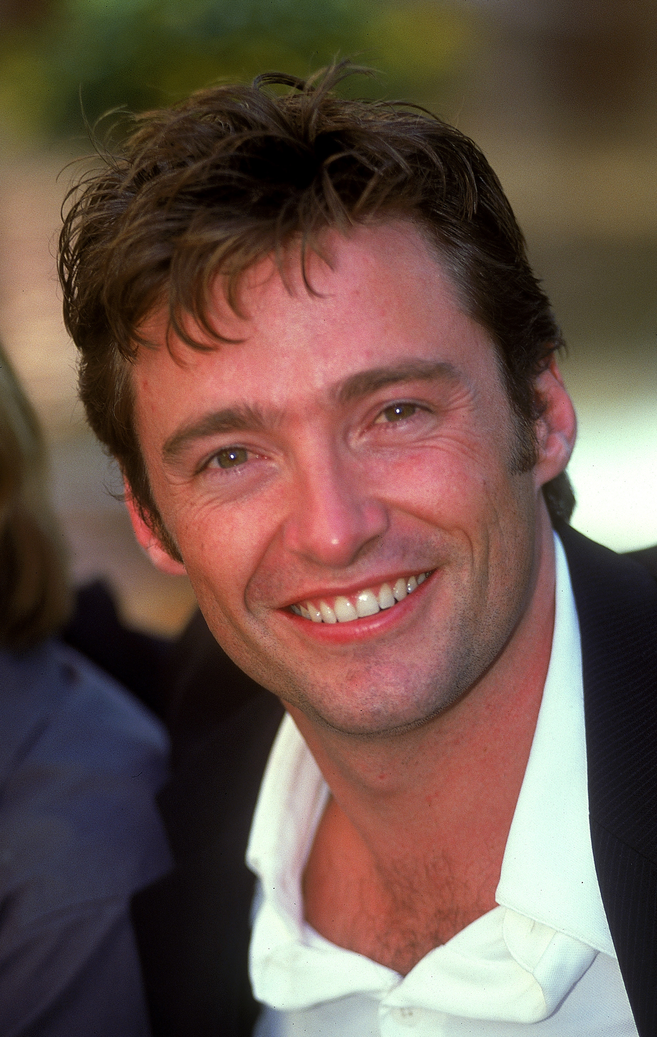 NOOSA, AUSTRALIA - SEPTEMBER 1:  Actor Hugh Jackman poses for a photo during the Noosa Flim Festival September 1, 1999 in Noosa, Australia. (Photo by Patrick Riviere/Getty Images)