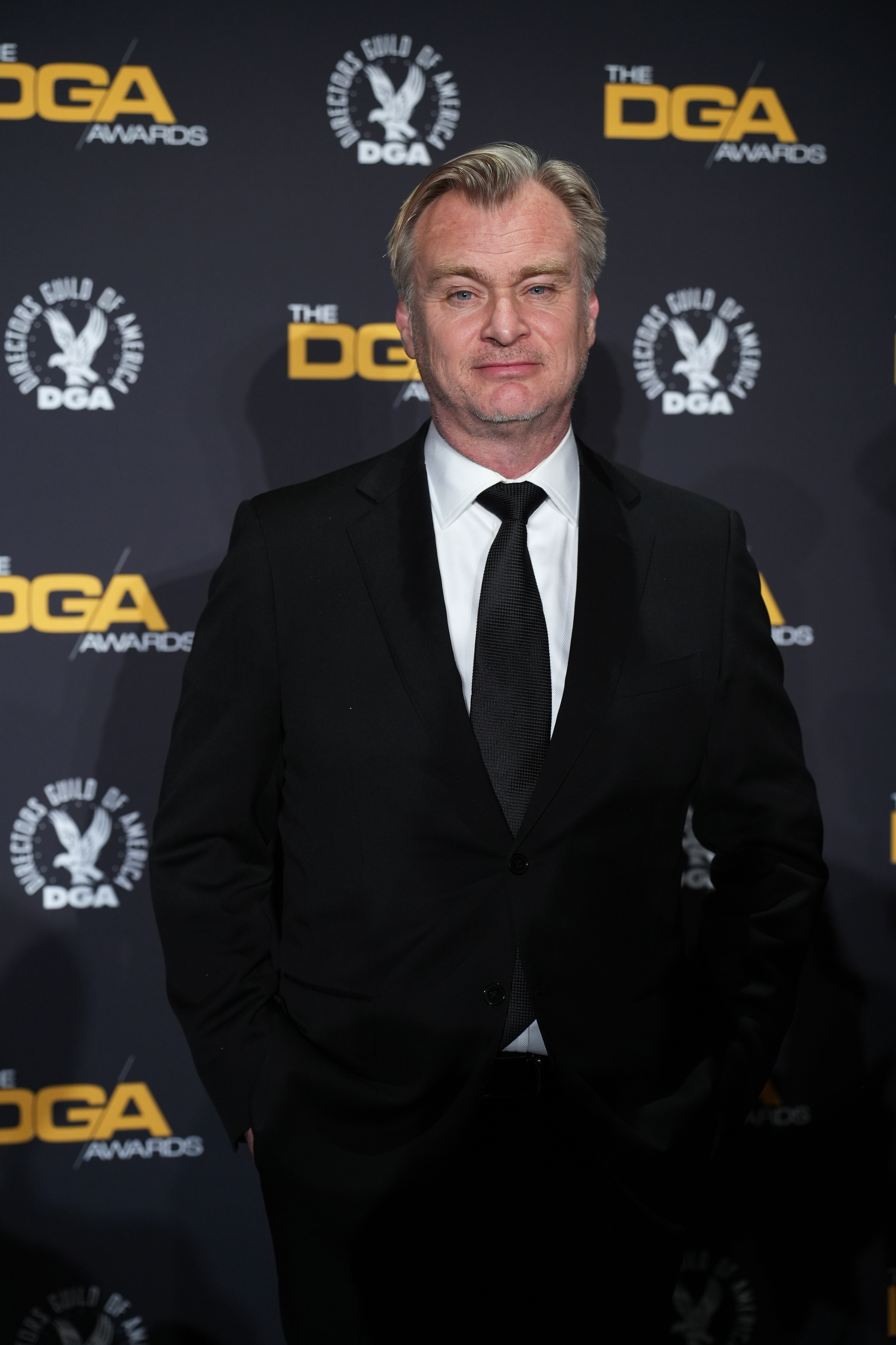 Christopher Nolan at the 77th Annual DGA Awards held at The Beverly Hilton on February 8, 2025 in Los Angeles, California. 
