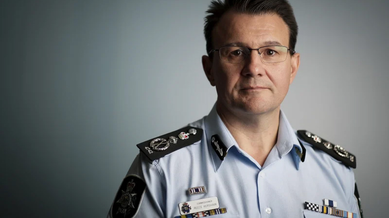 AFP Commissioner Reece Kershaw.