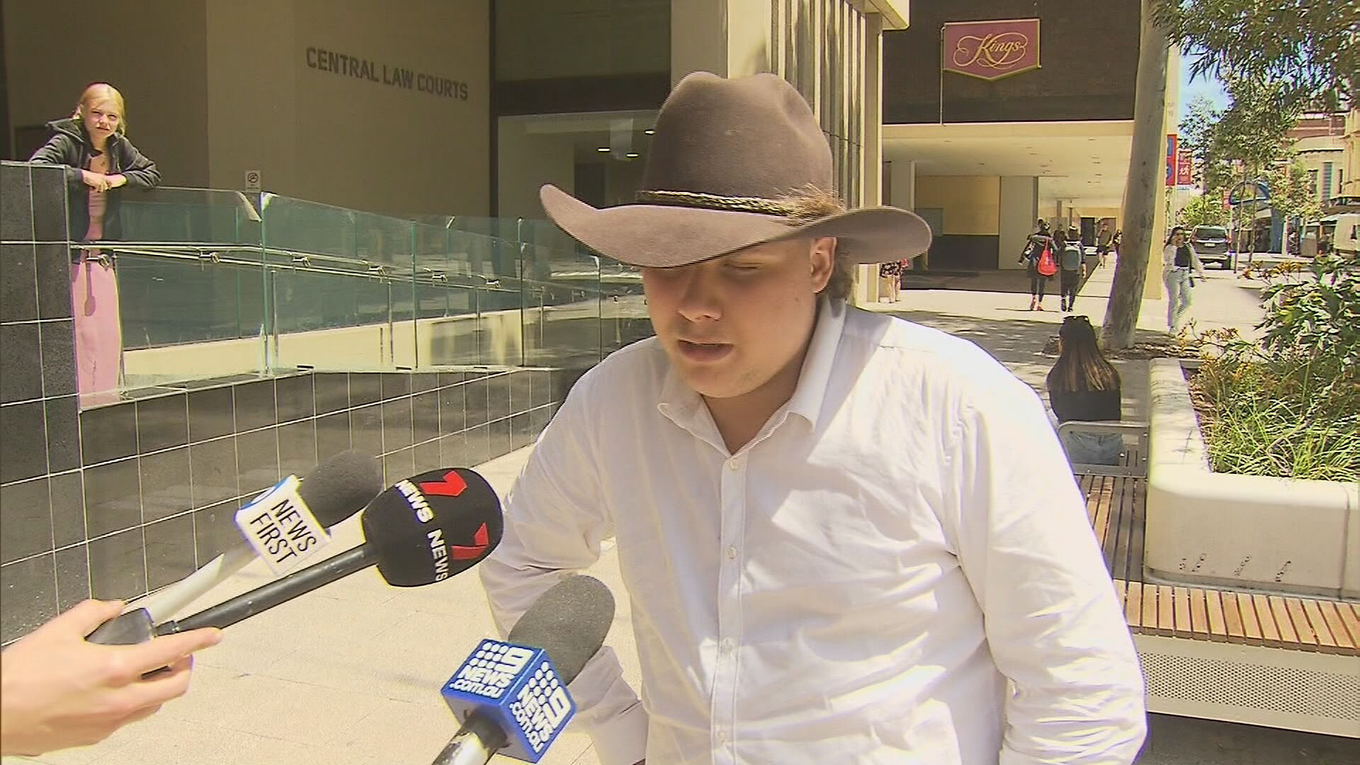 WA cattle farmer Kyle Ferguson has been slapped with a 'year-long ban' at every licensed venue in the state, after a boozy run-in with a nightclub bouncer.