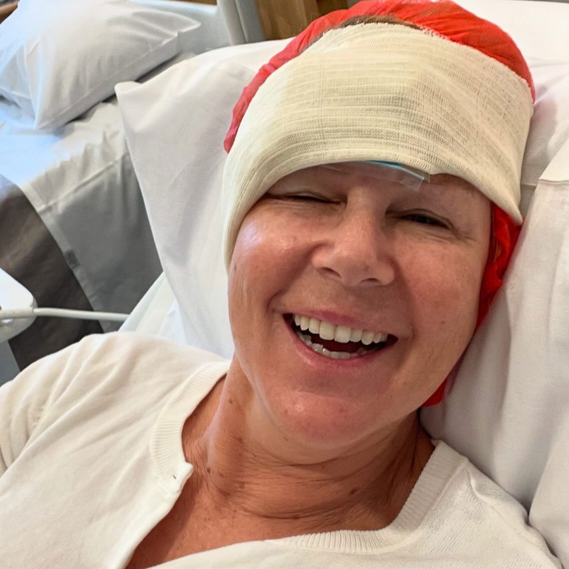 Julia Morris shares warning after skin cancer scare