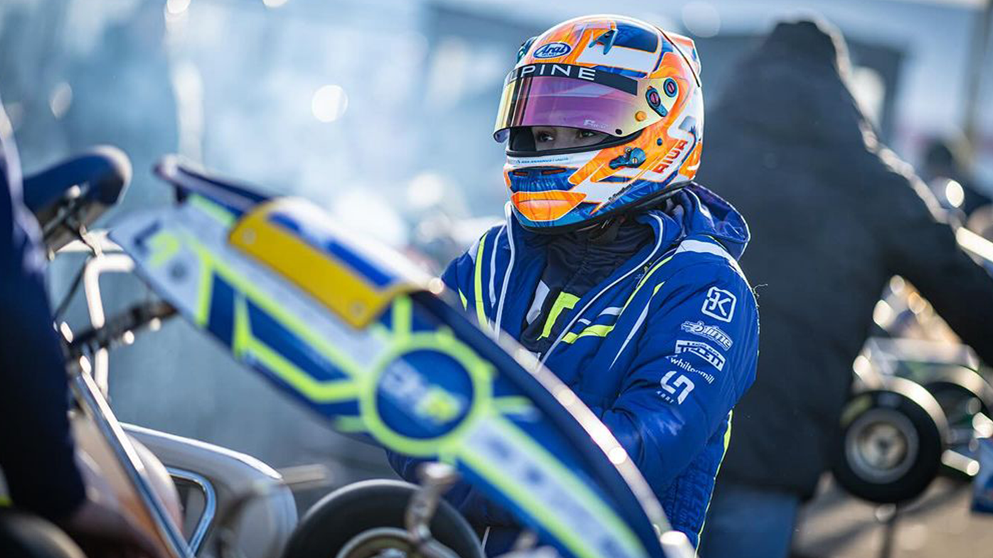 Aiva Anagnostiadis in action for Dan Holland Racing.