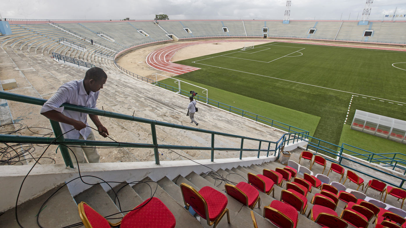 Mogadishu Stadium bombing Mortar attack after venue reopens in Somalia