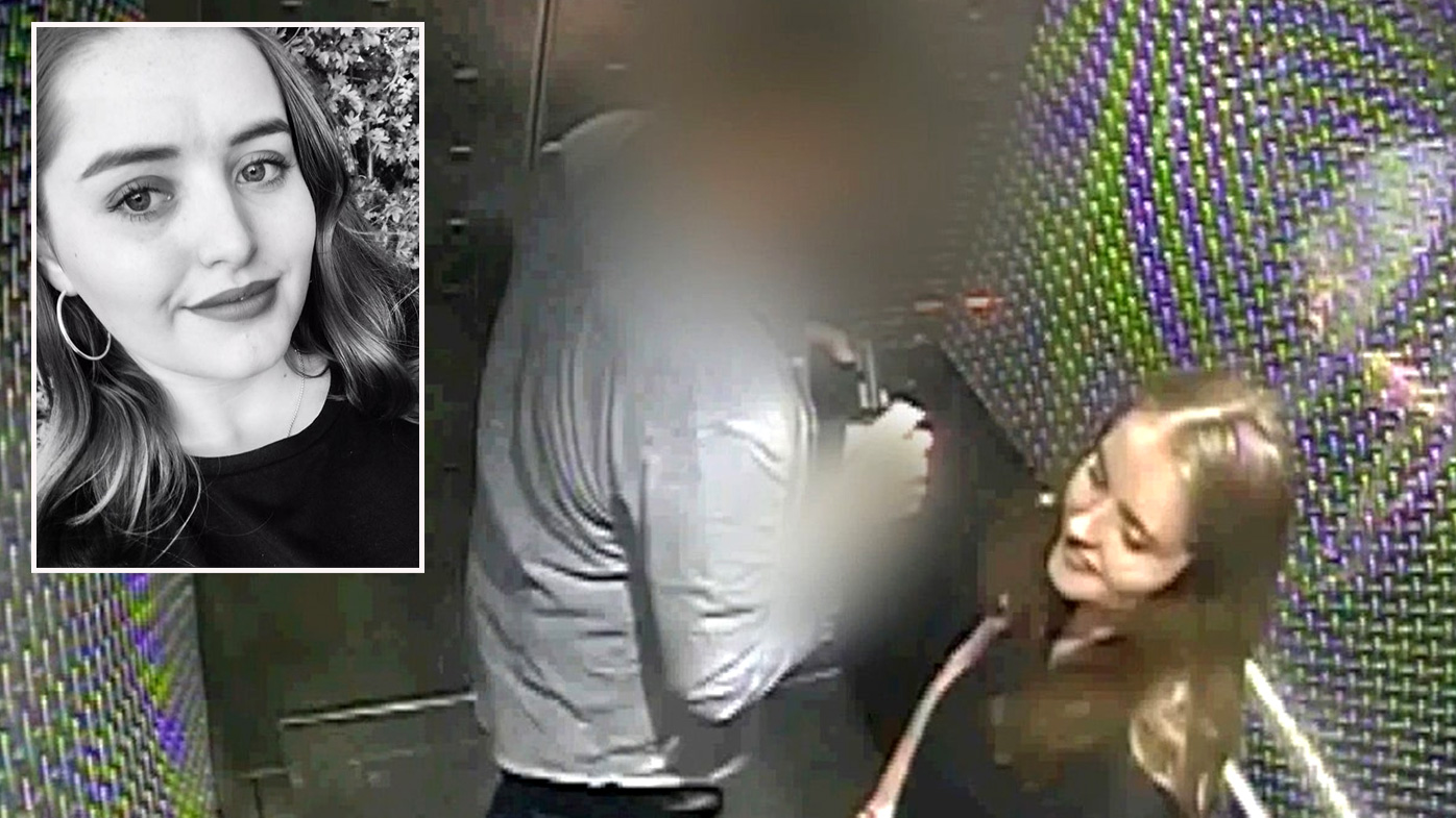 British backpacker Grace Millane caught on CCTV in a lift with the New Zealand man who strangled and killed her.