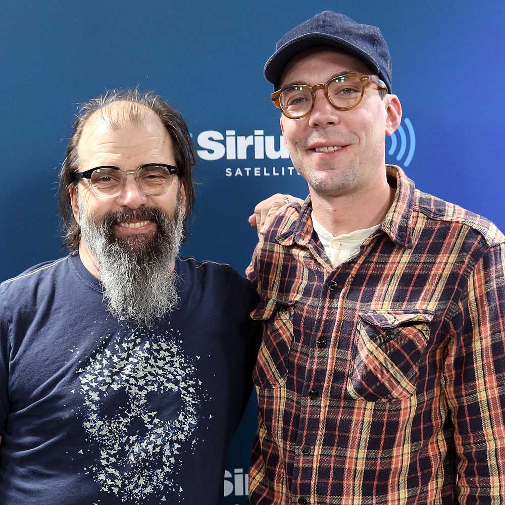Steve Earle and Justin Townes Earle in 2017.