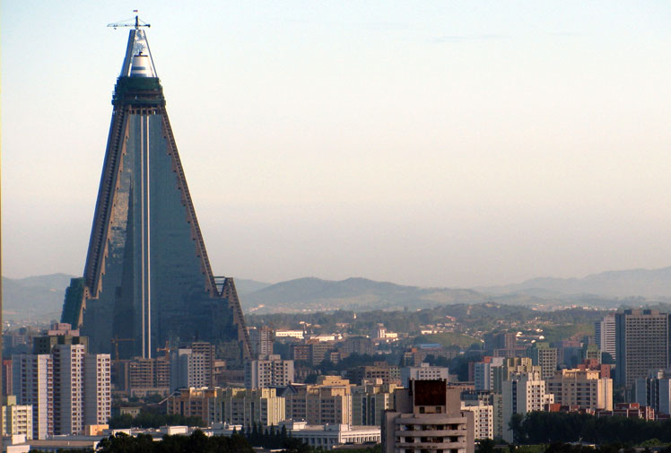 North Korea's Ryugyong Hotel earned itself the nickname 'Hotel of Doom'