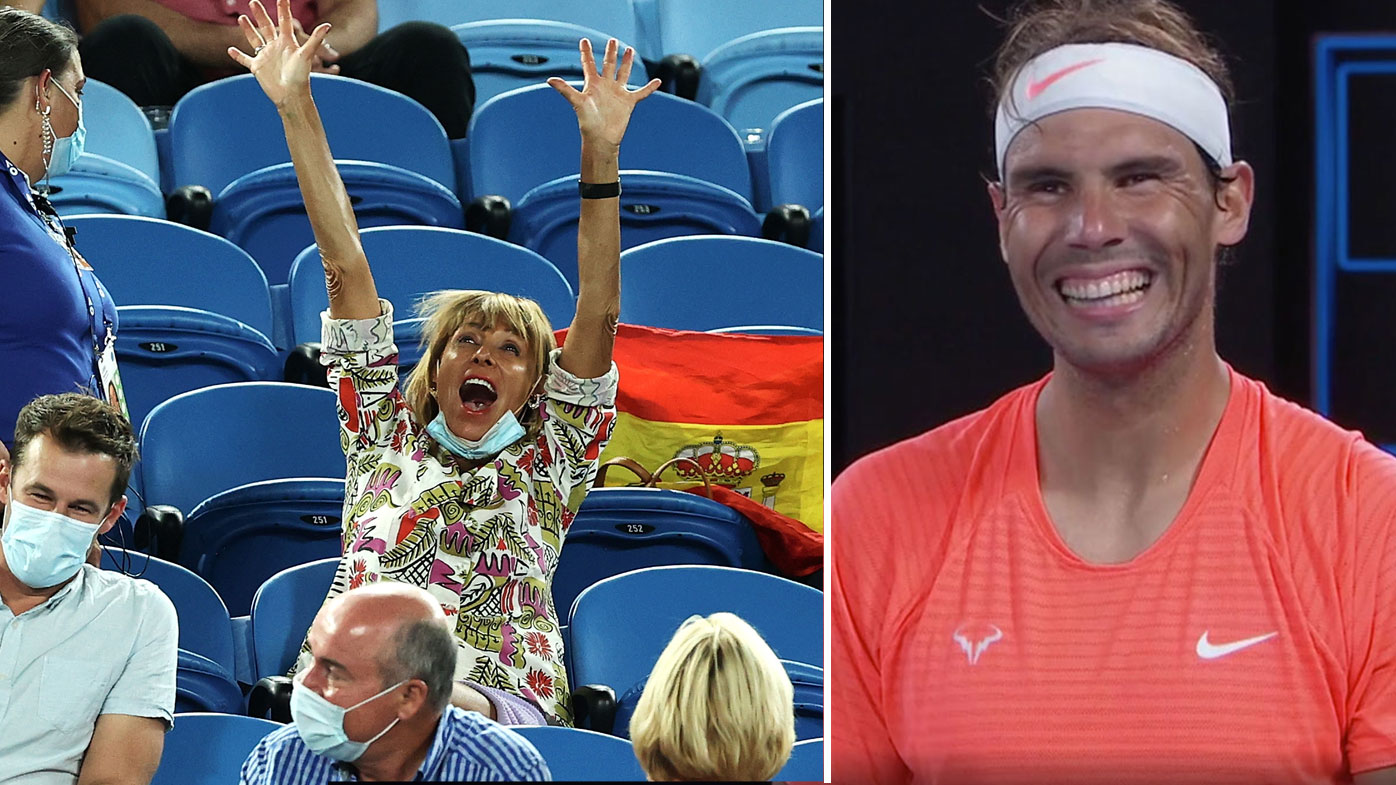 Rafael Nadal responds to ejected Australian Open spectator