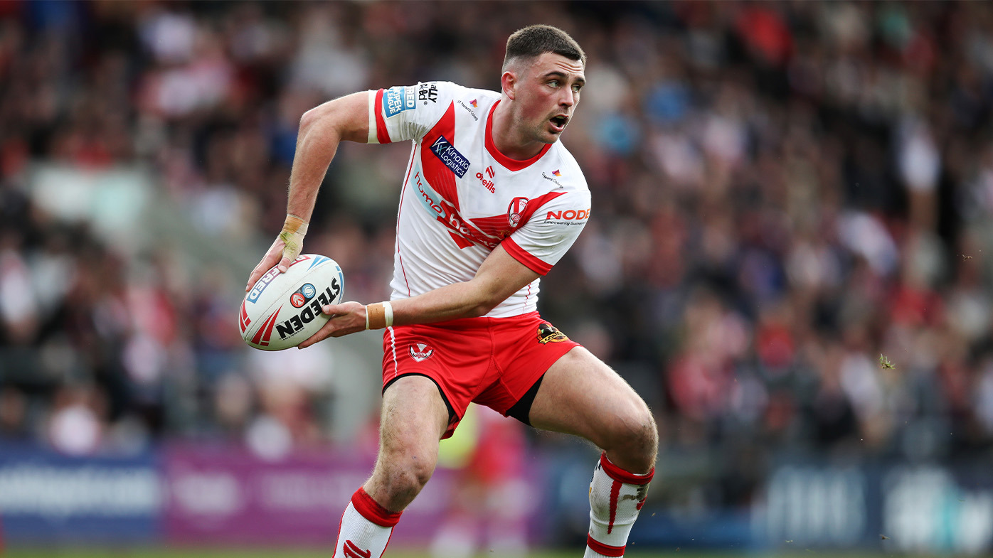 Lewis Dodd in action for St Helens.