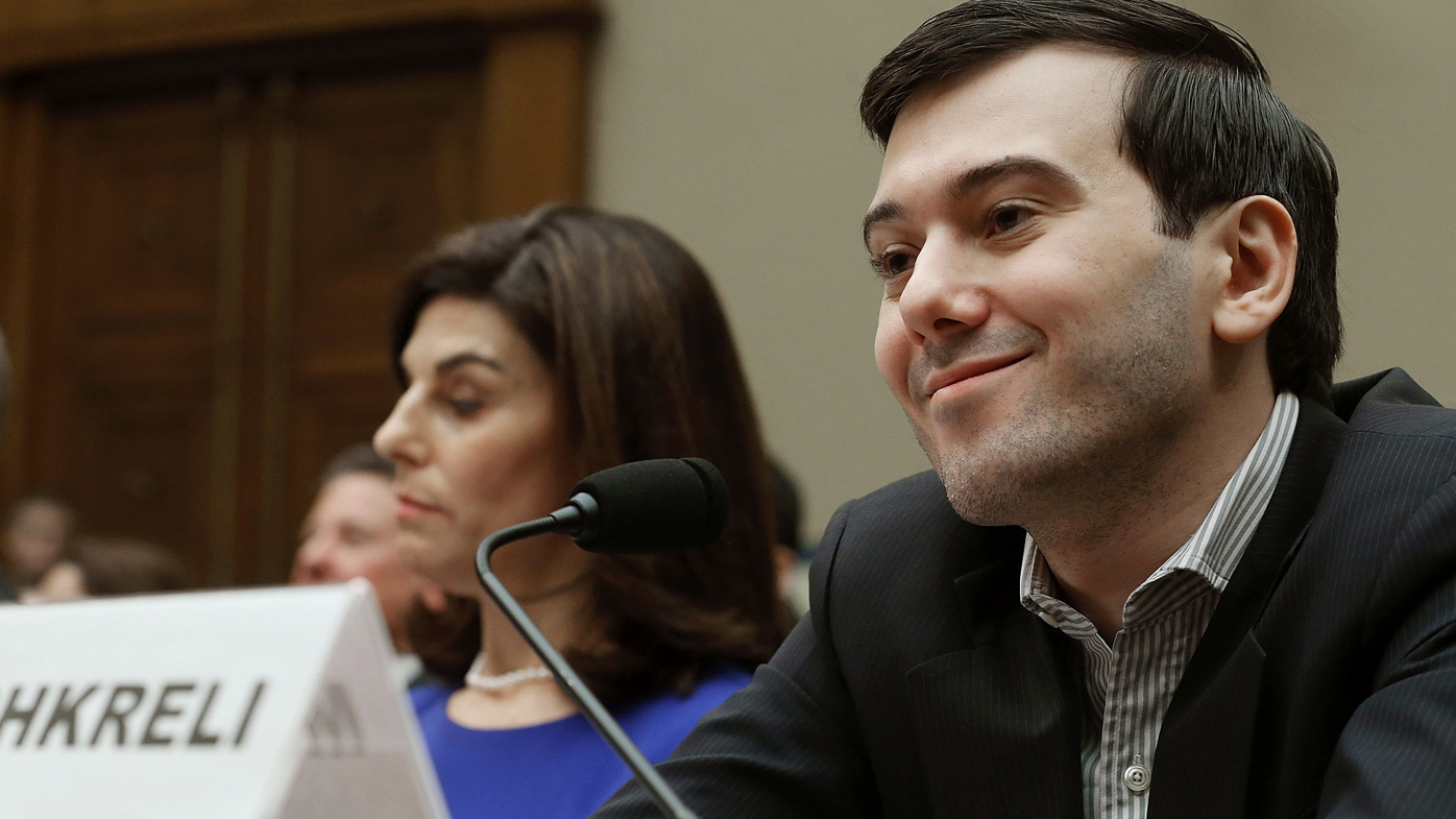 The Brooklyn-born entrepreneur became known as the "Pharma Bro" in September 2015 after founding Turing Pharmaceuticals, buying the anti-parasitic drug Daraprim and raising its price by 5000 per cent to $US750 per pill. 