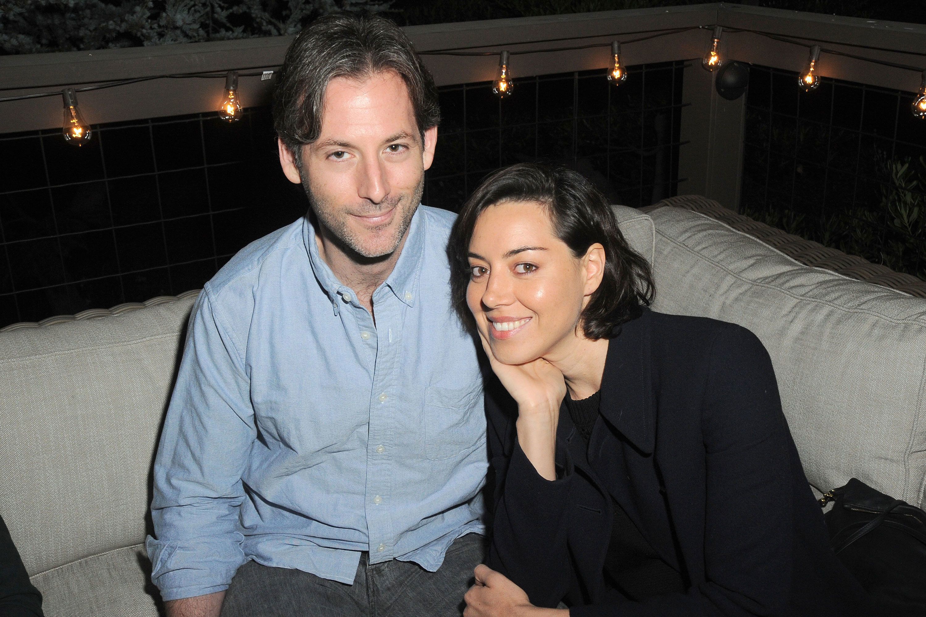 Jeff Baena, writer, director and husband of actress and comedian Aubrey Plaza, has died, according to the Los Angeles County Medical Examiner. The couple is pictured together in this 2016 photo.