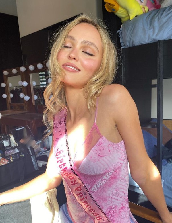 Lily-Rose Depp celebrates 23rd birthday.