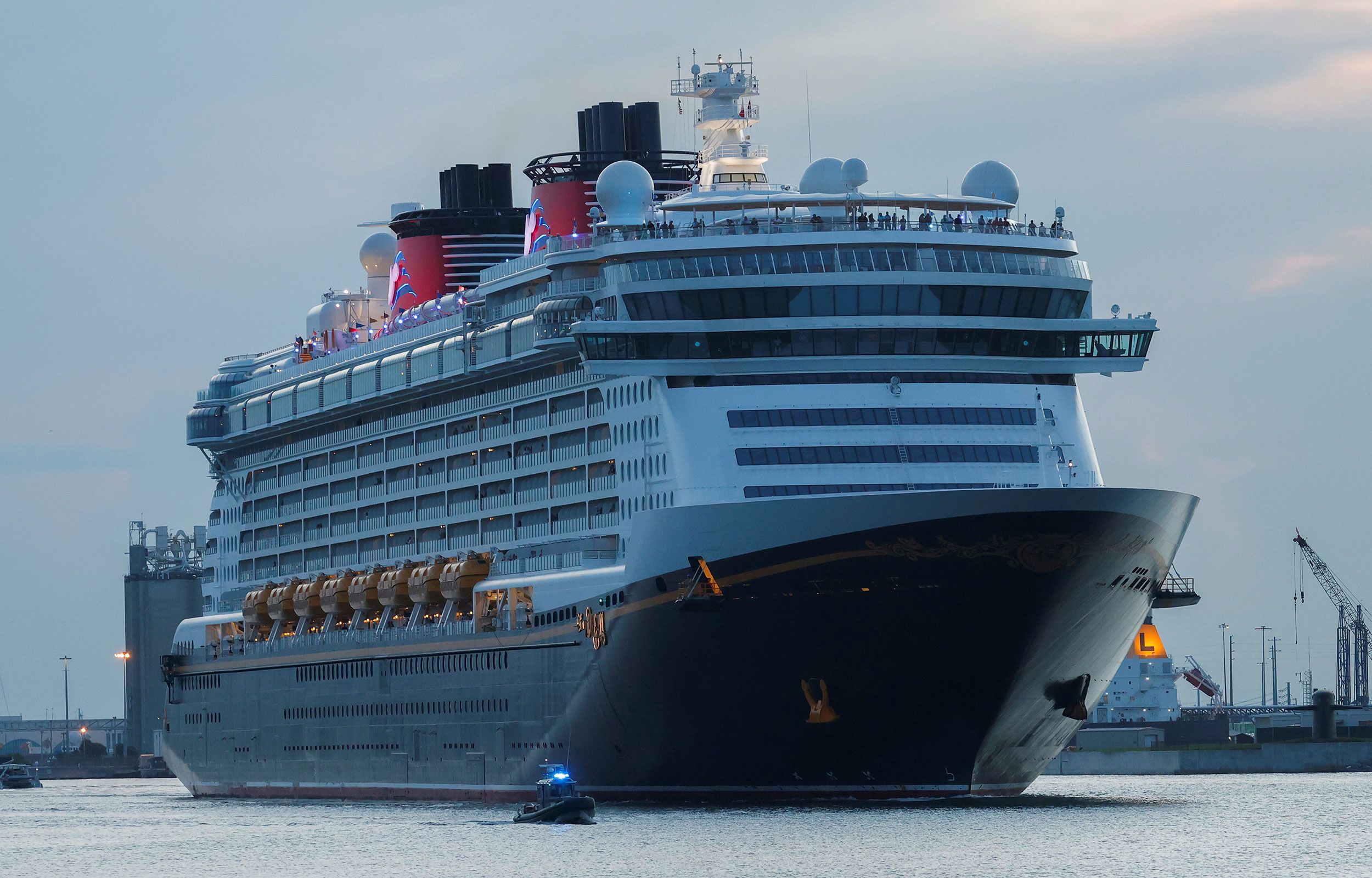Father and daughter rescued after going overboard on Disney cruise ship