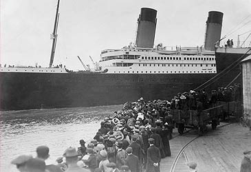 Photograph of RMS Titanic leaving port (Getty)