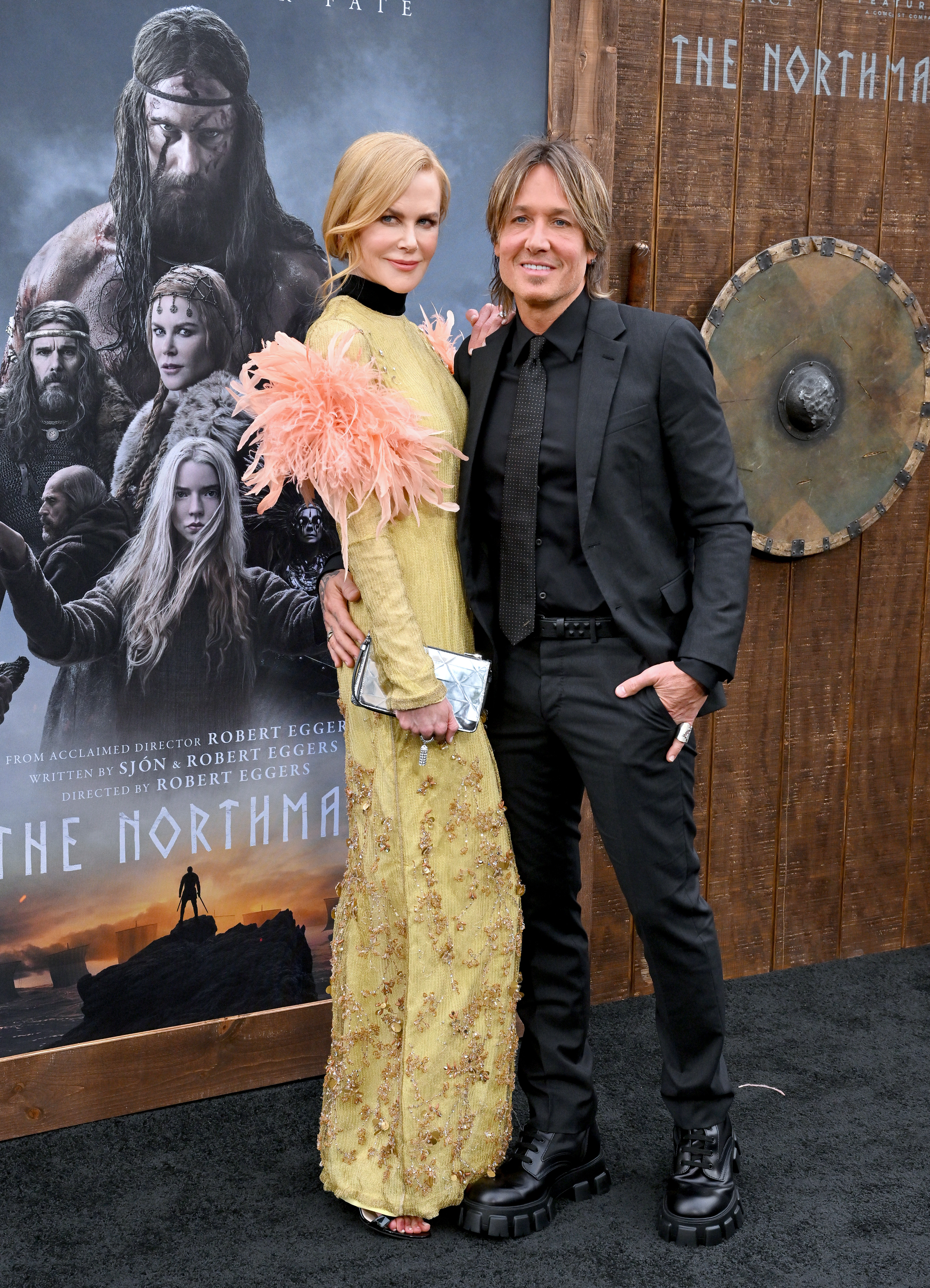 Nicole Kidman and Keith Urban attend the Los Angeles Premiere of "The Northman" at TCL Chinese Theatre on April 18, 2022 in Hollywood, California.