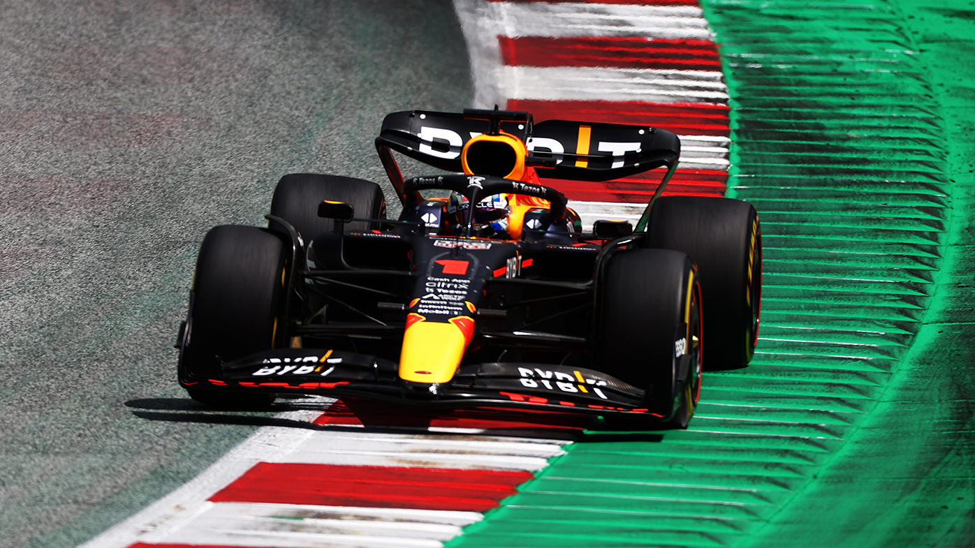 Max Verstappen in action at the Austrian Grand Prix.