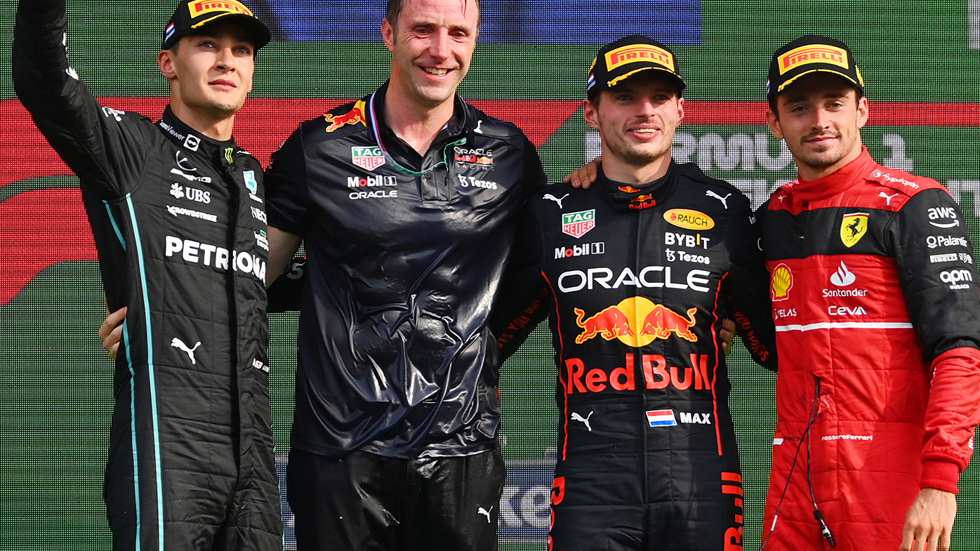 Max Verstappen won the Dutch Grand Prix from George Russell and Charles Leclerc.