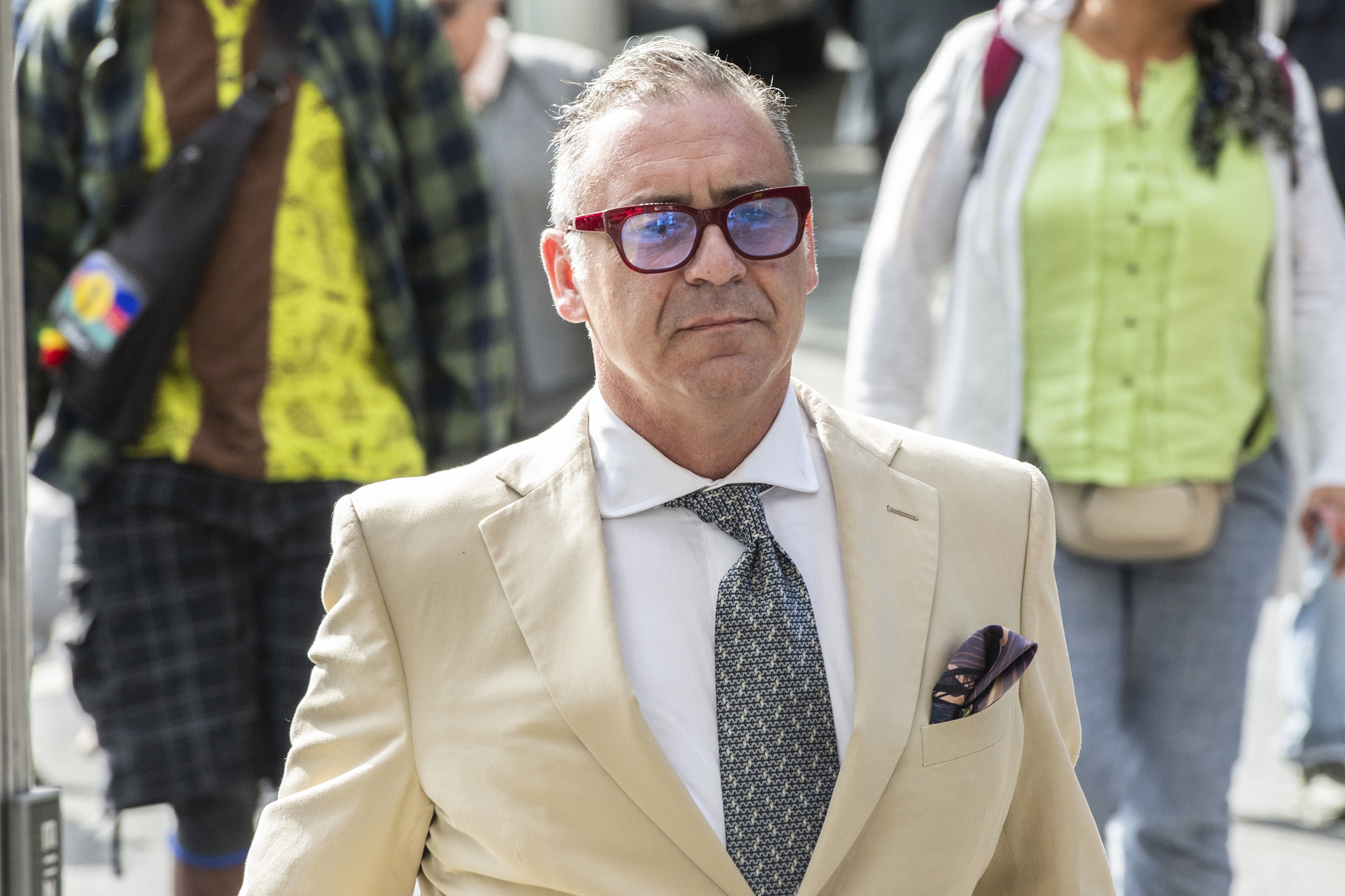 Andrew O'Keefe arriving at Downing Centre Courts. 9th September 2024 Photo: Steven Siewert